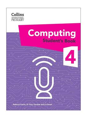 英文原版 Collins International Primary Computing Student's Book 4 柯林斯国际小学计算机科学学生用书4 英文版 进口英语书籍