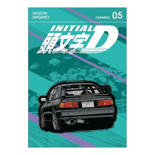 卷五 Initial 头文字D 英文原版 讲谈社漫画 进口英语原版 Omnibus 英文版 书籍 重野秀一 精选集
