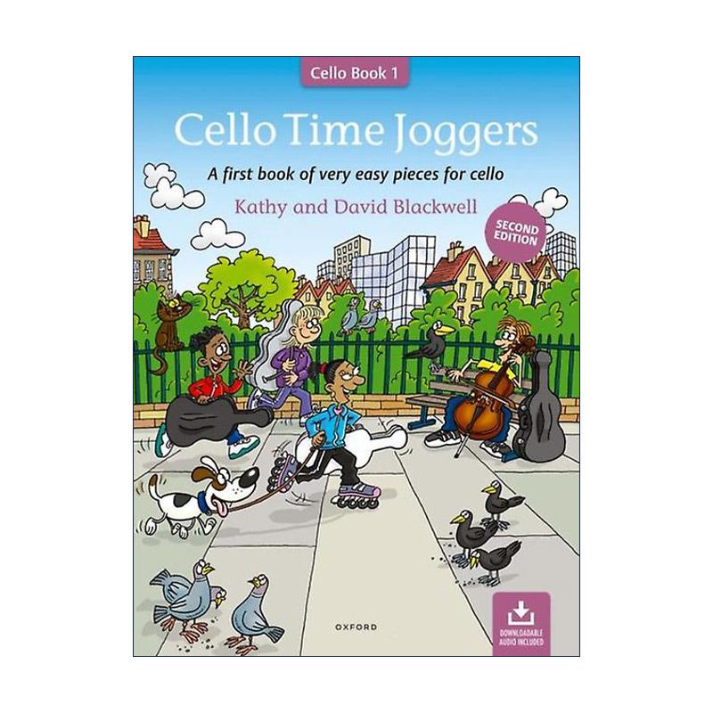 英文原版 Cello Time Joggers 牛津大提琴时光 慢跑教材 入门进阶1 ABRSM英皇考级大提琴启蒙教材 英文版 进口英语原版书籍
