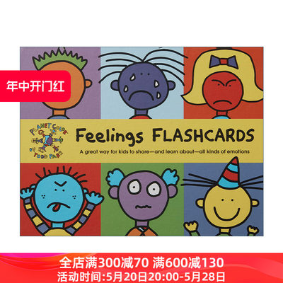 英文原版 Todd Parr Feelings Flash Cards 情绪闪卡 托德帕尔 英文版 进口英语原版书籍