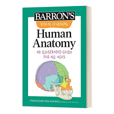 英文原版 Visual Learning Human Anatomy 图解解剖学 An illustrated guide for all ages 英文版 进口英语原版书籍