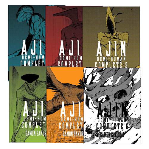英文原版 Ajin Demi-Human Complete 亚人系列1-6册 同名动漫漫画 樱井画门 英文版 进口英语原版书籍