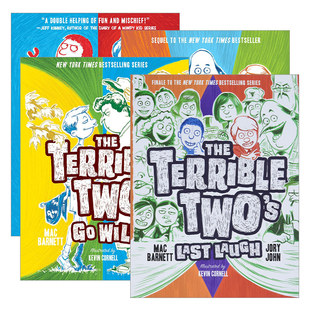 淘气二人组4册 书籍 进口英语原版 Wild Terrible Two Last Get 儿童读物 英文版 英文原版 Worse Laugh