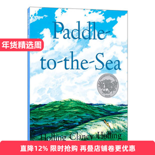英文原版绘本 Paddle-To-The-Sea 划桨入海 1942凯迪克银奖 霍林·克兰西·霍林 Holling C. Holling 英文版 进口英语原版书籍