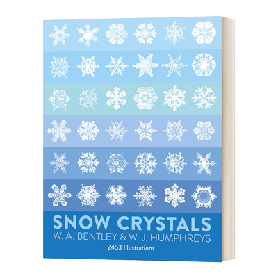 Snow Crystals 雪晶 拍摄图片集进口英文原版书籍