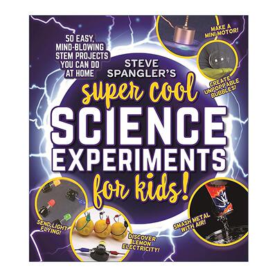 英文原版 Steve Spangler's Super-Cool Science Experiments for Kids 史蒂夫·斯潘格勒超酷少儿科学实验 50个在家就能玩的STEM