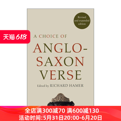 英文原版 A Choice of Anglo-Saxon Verse 费伯盎格鲁撒克逊古英语诗歌选集 英文版 进口英语原版书籍