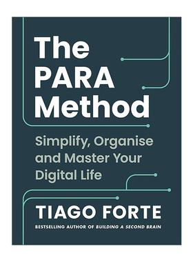 英文原版 The PARA Method PARA方法 简化 整理并掌控你的数字生活 Tiago Forte 英文版 进口英语原版书籍