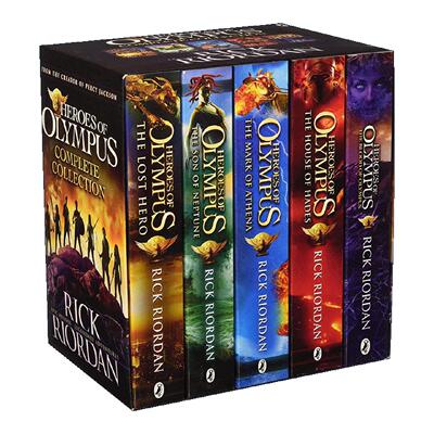 英文原版 Heroes of Olympus 5 Book Collection 波西杰克逊第二季 奥林匹斯英雄系列五册盒装 Percy Jackson 进口英语原版书籍