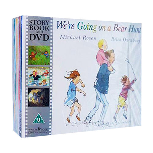 Time for a story 经典儿童英文原版绘本套装（10本书+10DVD）进口原版英文书籍