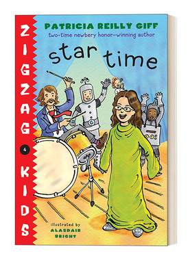 英文原版 Star Time Zigzag Kids 04 锯齿孩子系列4 儿童章节桥梁故事书 纽伯瑞奖得主Patricia Reilly Giff 英文版 进口英语书籍
