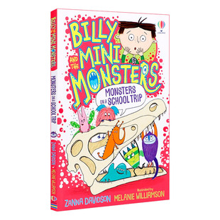 英文原版Billy and the Mini Monsters Monsters on a School Trip比利和迷你怪兽们怪兽去旅游#7 全彩儿童幽默桥梁章节书进口书籍