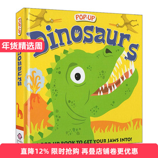 Pop-Up Dinosaurs 恐龙3D立体书 精装绘本进口原版英文书籍