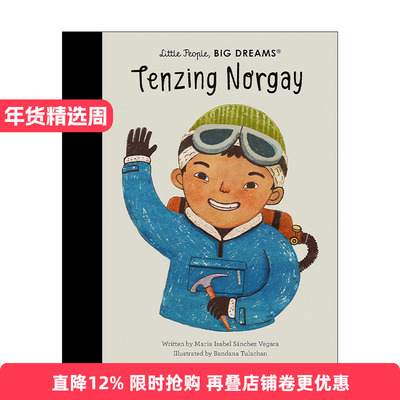 英文原版 Little People Big Dreams Tenzing Norgay 小人物大梦想精装绘本 探险家丹增·诺尔盖 首位登顶珠穆朗玛峰的人类