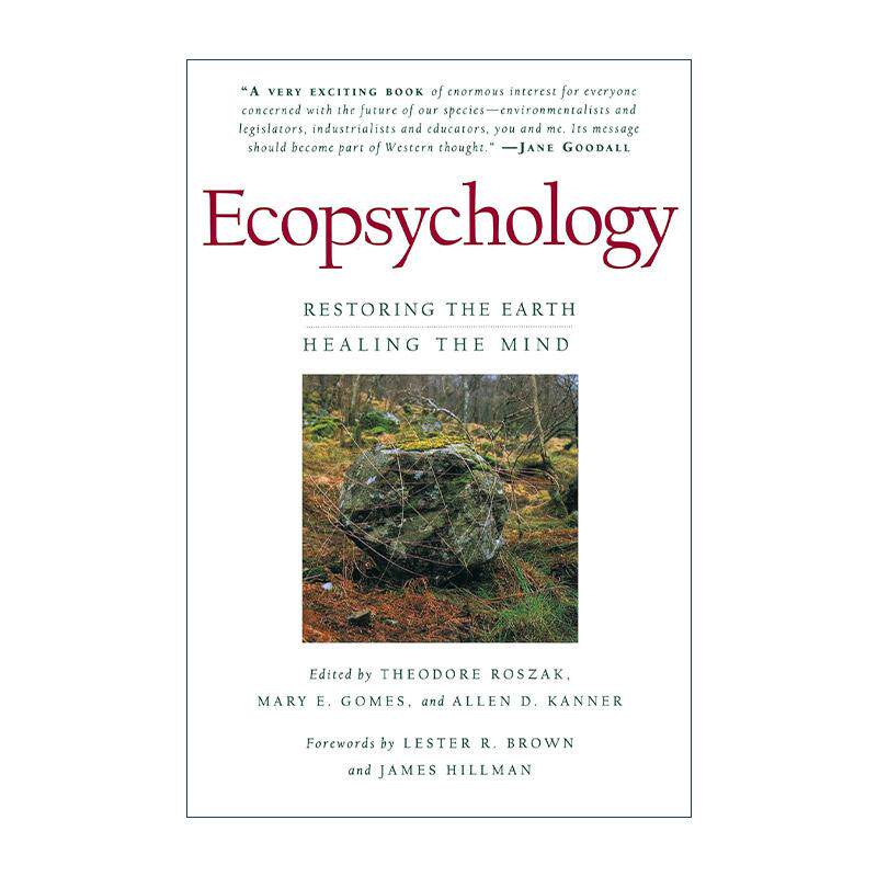 英文原版 Ecopsychology 生态心理学 复育地球 疗愈心灵 西奥多 罗斯札克 英文版 进口英语原版书籍
