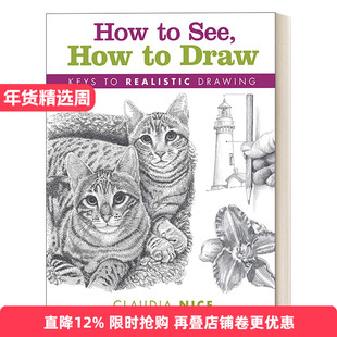 英文原版 How to See How to Draw 如何看 如何画 铅笔素描写实技法 Claudia Nice 英文版 进口英语原版书籍