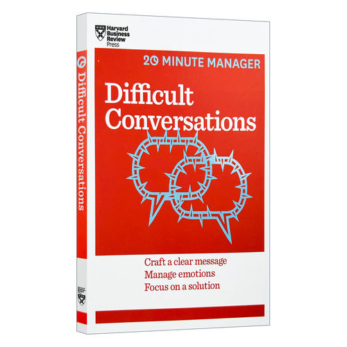 Difficult Conversations 哈佛商业评论20分钟经纪人系列进口原版英文书籍