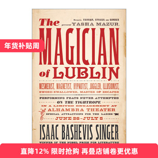 The Magician of Lublin 卢布林的魔术师 1978年诺贝尔文学奖 辛格进口原版英文书籍