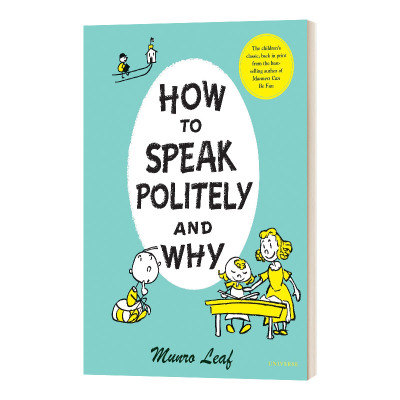 英文原版 How to Speak Politely & Why 曼罗·里夫 学会谈吐举止 儿童文学 漫画 精装 英文版 进口英语原版书籍