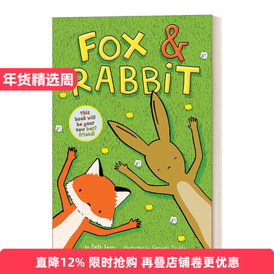 英文原版 Fox & Rabbit Fox & Rabbit Book #1 狐狸与兔子1 纽约时报畅销书作家Beth Ferry 友谊漫画书 英文版 进口英语原版书籍