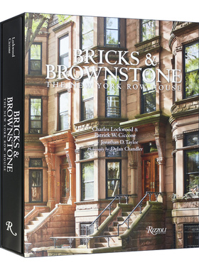 Bricks & Brownstone 砖与褐砂岩：纽约排屋 精装进口原版英文书籍