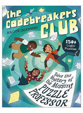 英文原版 The Codebreakers Club 密码破解俱乐部 儿童益智游戏活动书 逻辑谜题 单词搜索 填字游戏 英文版 进口英语原版书籍