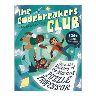 逻辑谜题 The ****俱乐部 英文原版 单词搜索 进口英语原版 Club 英文版 Codebreakers 书籍 密码 填字游戏 儿童益智游戏活动书