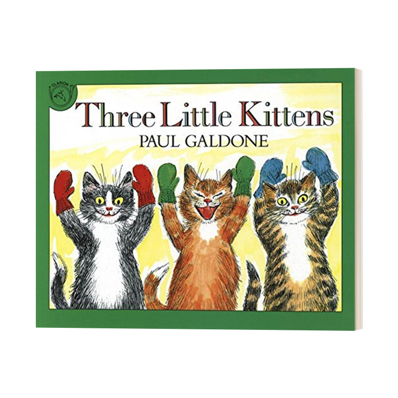 Three Little Kittens 三只小猫 平装儿童绘本进口原版英文书籍