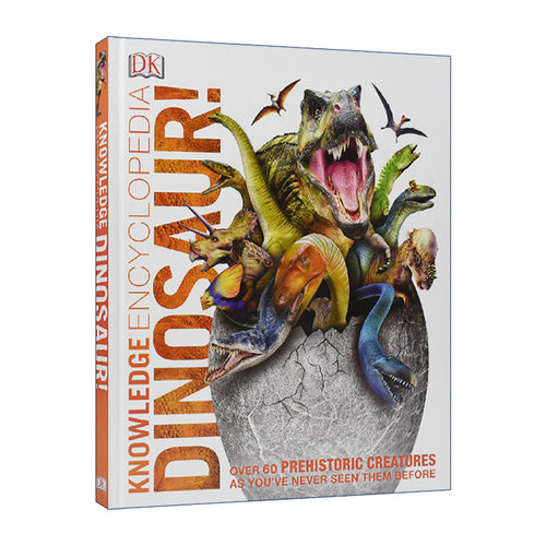英文原版 DK Knowledge Encyclopedia Dinosaur DK知识百科 恐龙 儿童科普百科精装 英文版 进口英语原版书籍