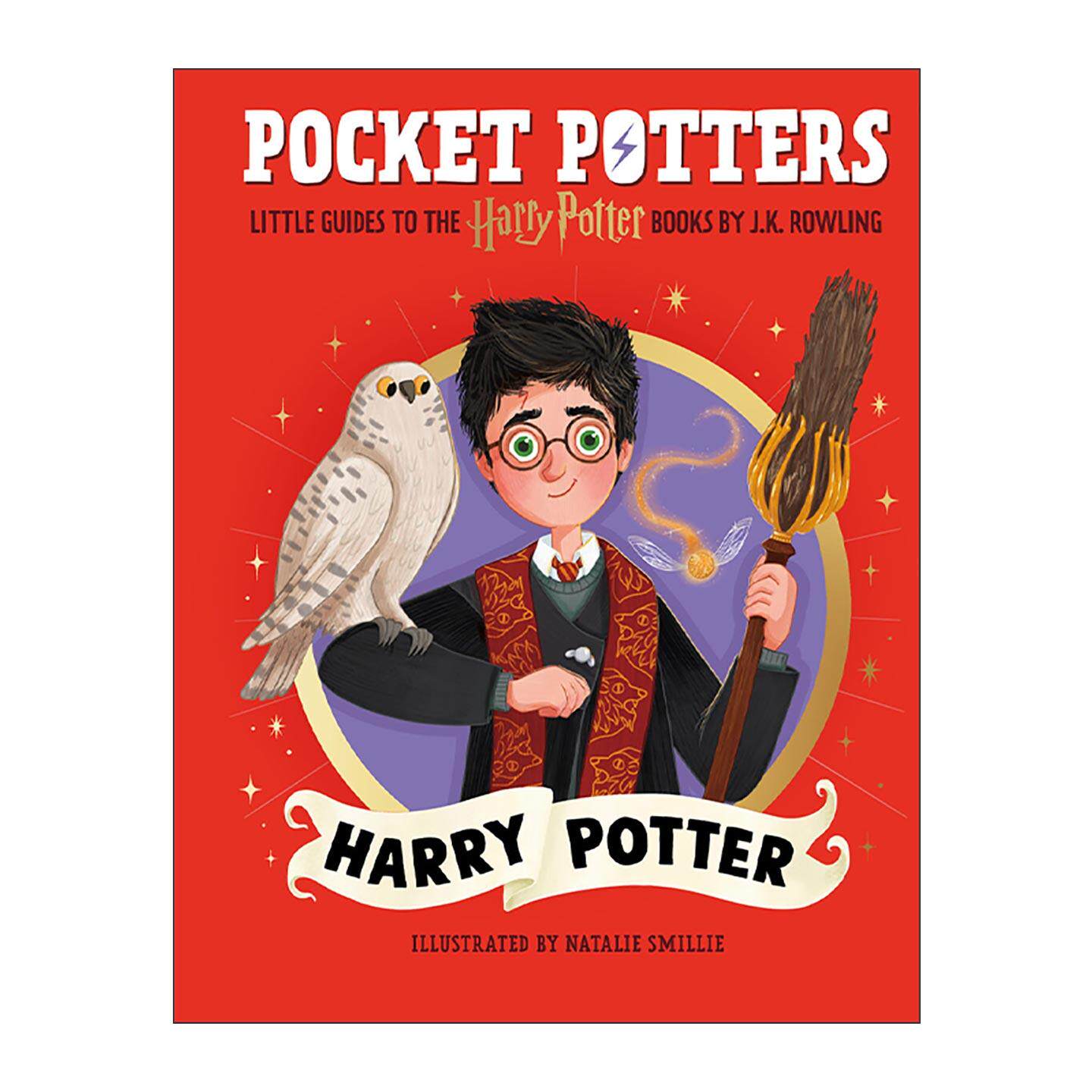 英文原版 Pocket Potters Harry Potter 哈利波特系列人物漫画小指南 哈利波特篇 精装彩色插画 英文版 进口英语原版书籍