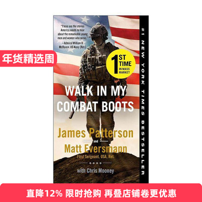 英文原版 Walk in My Combat Boots 穿着我的战斗靴 美国勇敢战士的真实故事 英文版 进口英语原版书籍