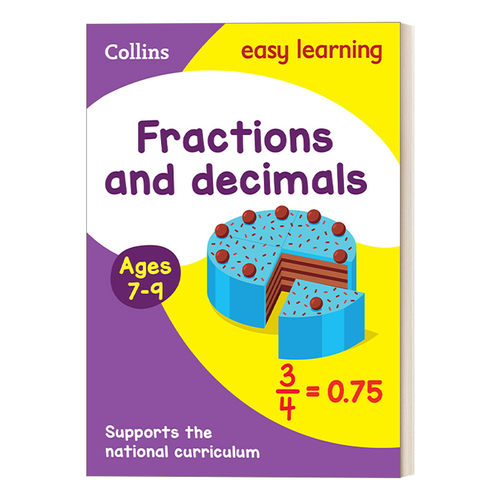Fractions and Decimals Ages 7-9  分数和小数 7-9岁进口原版英文书籍