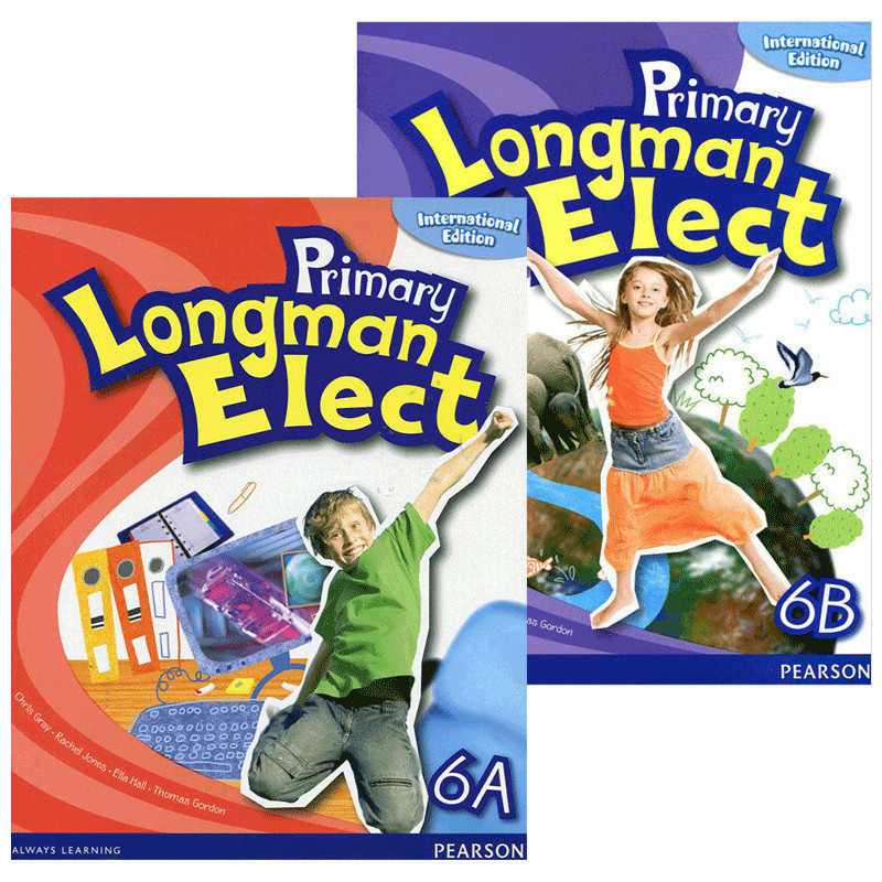 培生香港朗文小学英语教材 六年级系列 Primary Longman Elect 6A+6B 英文原版教材辅导书 6年级英语学生用书2册 进口英语书籍
