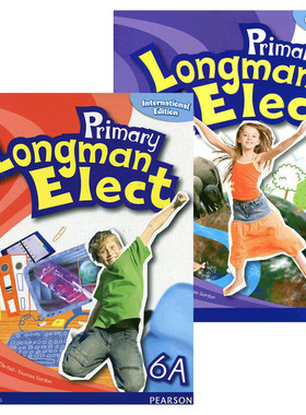 培生香港朗文小学英语教材 六年级系列 Primary Longman Elect 6A+6B 英文原版教材辅导书 6年级英语学生用书2册 进口英语书籍