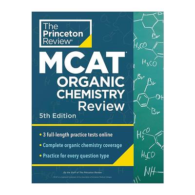 英文原版 Princeton Review MCAT Organic Chemistry Review 5th Edition 普林斯顿美国医学研究生院入学考试有机化学备考指南