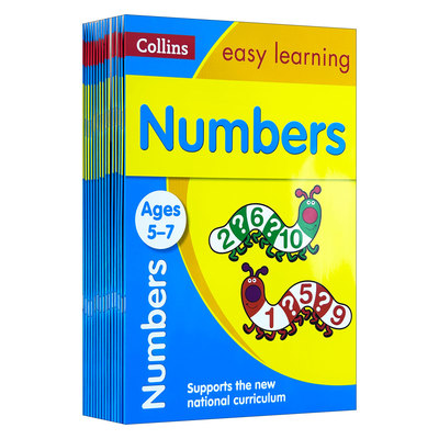 英文原版 Collins Easy Learning: Ages 5-7 柯林斯儿童基础教育练习册 15册套装 KS1阶段 英文版 进口英语原版书籍
