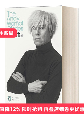 英文原版 The Andy Warhol Diaries Edited by Pat Hackett 安迪 沃霍尔日记 现代经典 英文版 进口英语原版书籍