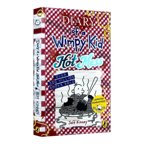 英文原版 Diary of a Wimpy Kid Hot Mess Book 19 小屁孩日记19 一团糟 英文版 进口英语原版书籍