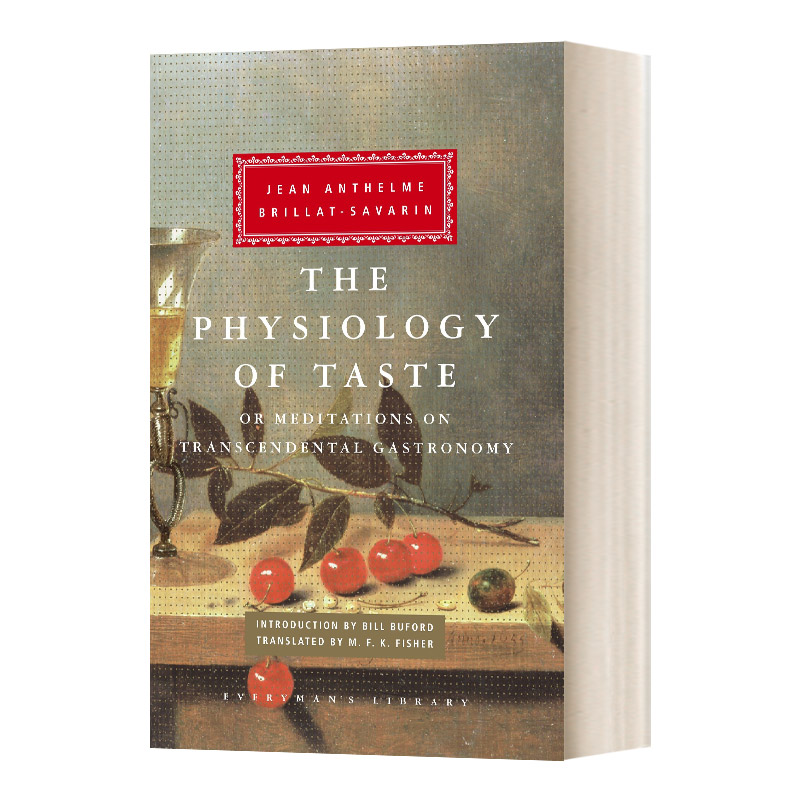 英文原版 The Physiology of Taste 厨房里的哲学家 美食背后的故事 人人图书馆精装收藏版 进口原版英文书籍
