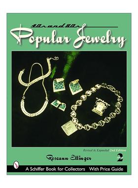 英文原版 Forties & Fifties Popular Jewelry 40与50年代著名珠宝 修订版 收藏参考 插图指南 英文版 进口英语原版书籍