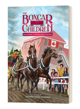 The Mystery at the Calgary Stampede 卡尔加里的神秘事件 棚车少年140 The Boxcar Children Mysteries 精装进口原版英语书籍