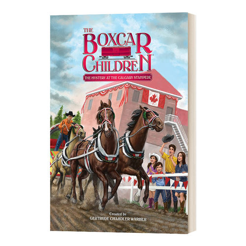 The Mystery at the Calgary Stampede 卡尔加里的神秘事件 棚车少年140 The Boxcar Children Mysteries 精装进口原版英语书籍