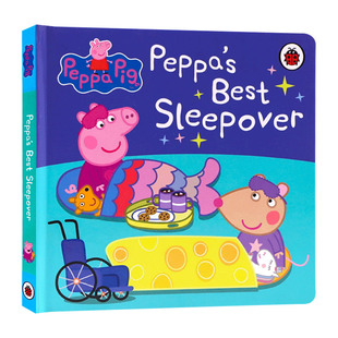 Peppa Pig: Peppa’s Best Sleepover 小猪佩奇的过夜时间 纸板书进口原版英文书籍