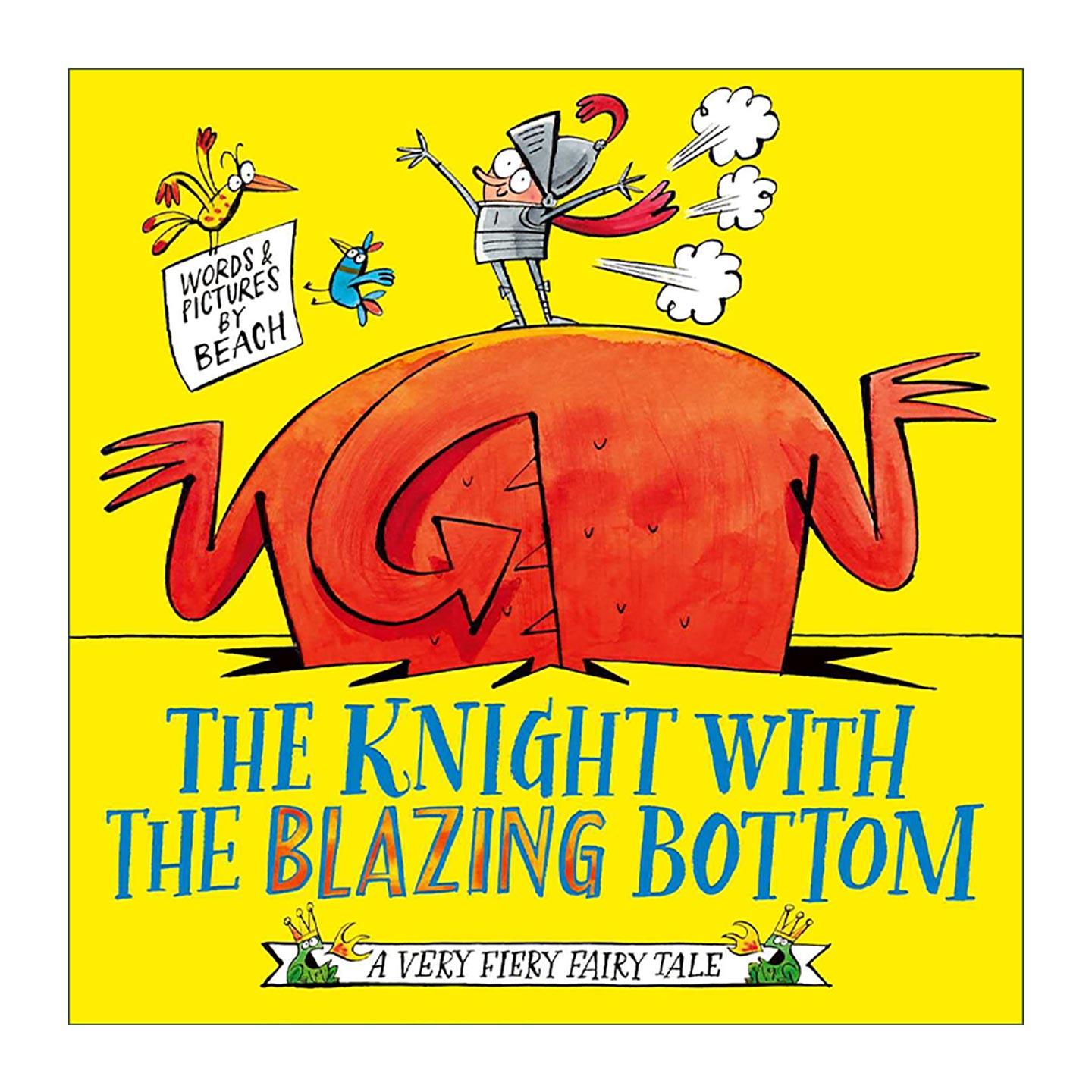 英文原版 The Knight With the Blazing Bottom 放屁骑士 会放屁的恐龙系列 英文版 进口英语原版书籍