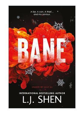 英文原版 Bane 灾星 北美晋江浪漫爱情小说 Sinners of Saint系列 4 英文版 进口英语原版书籍
