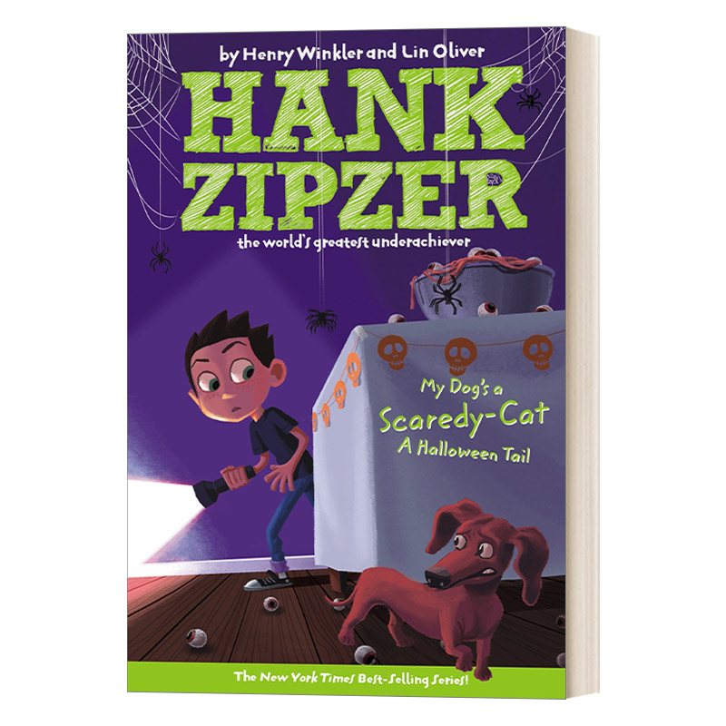 英文原版 Hank Zipzer 10 汉克历险记10 我的狗狗是个胆小鬼 青少年幽默搞笑校园成长章节小说 英文版 进口英语原版书籍 书籍/杂志/报纸 原版其它 原图主图