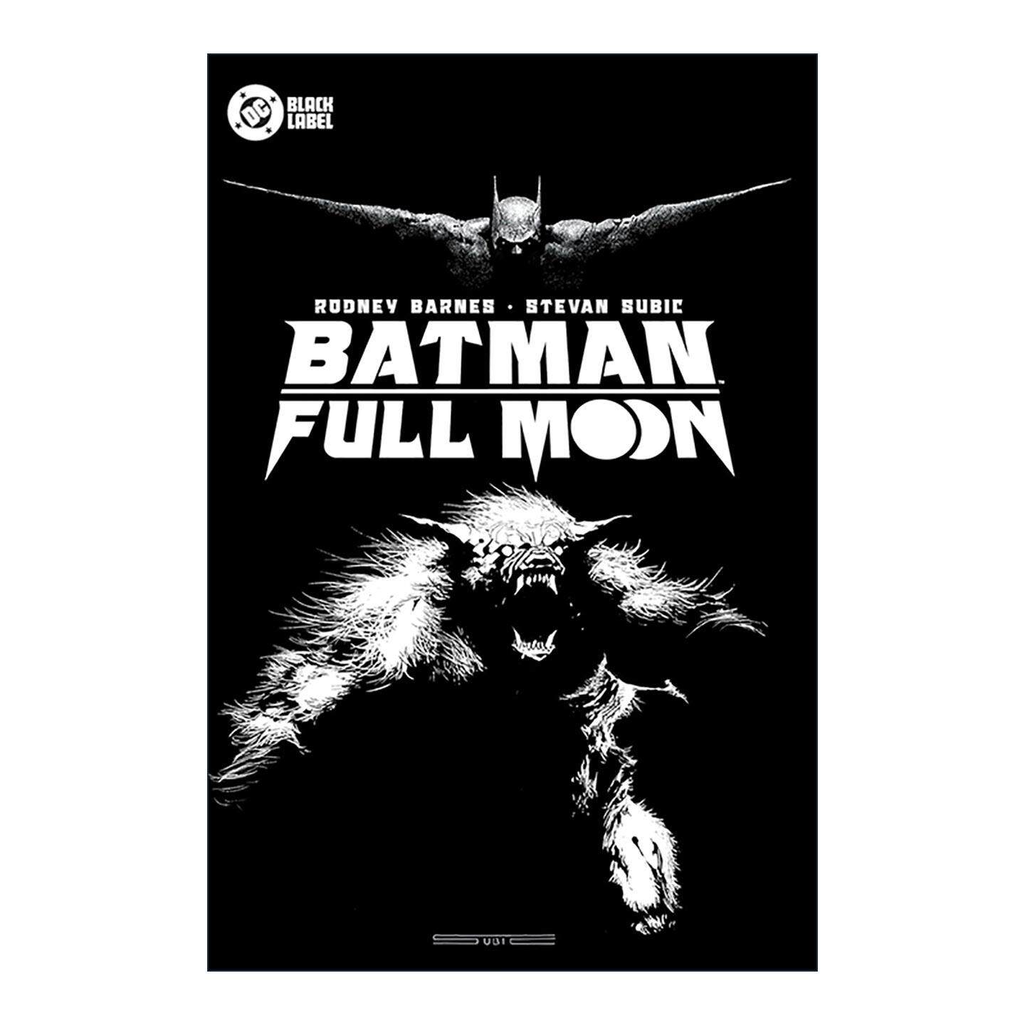 英文原版 Batman Full Moon 蝙蝠侠 满月 DC漫画 Rodney Barnes 精装 英文版 进口英语原版书籍