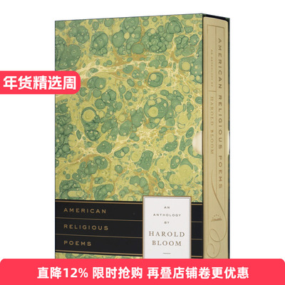 英文原版 American Religious Poems an Anthology by Harold Bloom  美国宗教诗歌:哈罗德·布鲁姆姆选集 精装 进口英语原版书籍