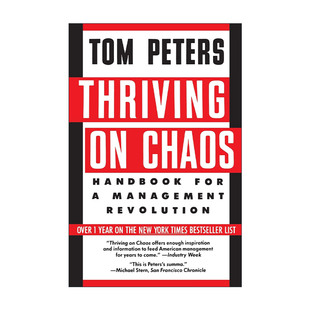 Chaos 追求卓越 进口英语原版 Thriving 书籍 英文版 汤姆·彼得斯 英文原版 管理学革命手册