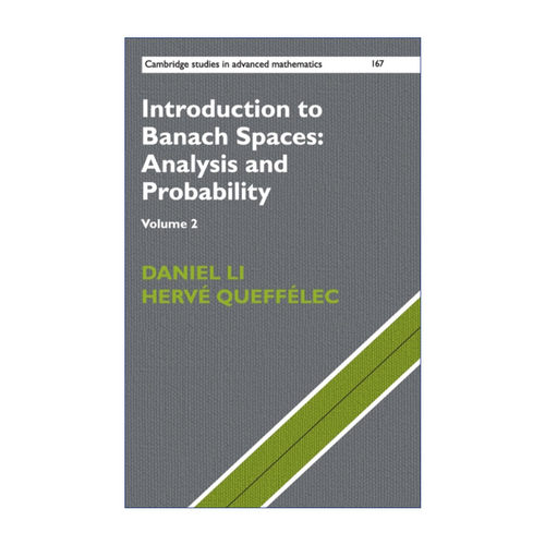 英文原版 Introduction to Banach Spaces Analysis and Probability 巴拿赫空间导论 卷二 剑桥高等数学研究系列 精装 进口书籍